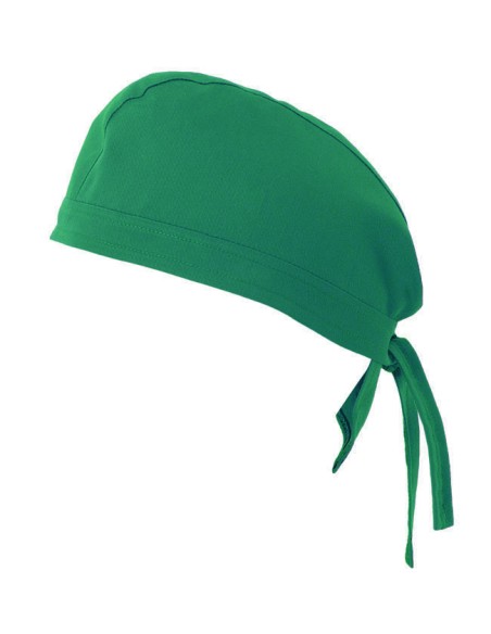 GORRO CON TIRAS. VERDE